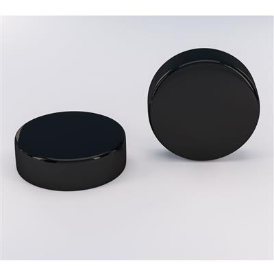 Round Vent Cap (pair) Black