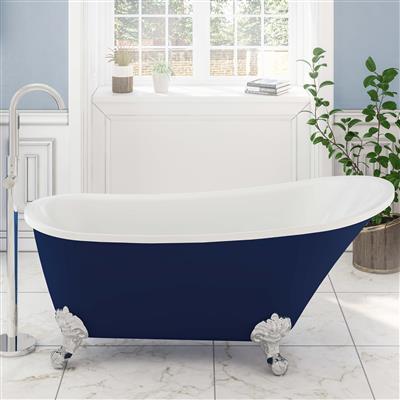 Richmond 1620 x 690 x 760mm (430mm Depth) Freestanding Bath - Blue