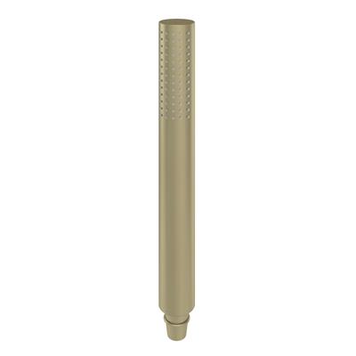 Modern Round Full Spray Single Function Shower Handset - Brushed Brass
