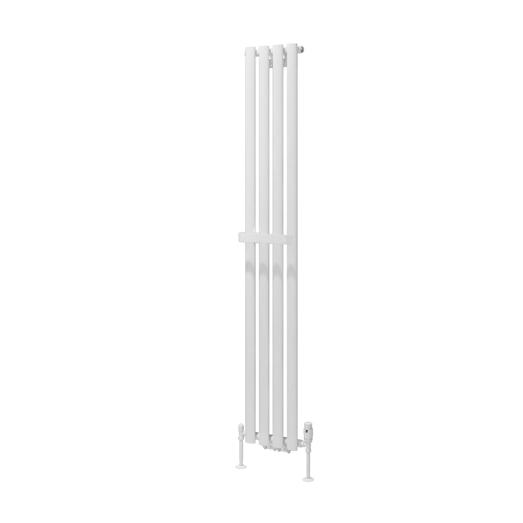 Tunstall V Towel Hanger 280mm Matt White