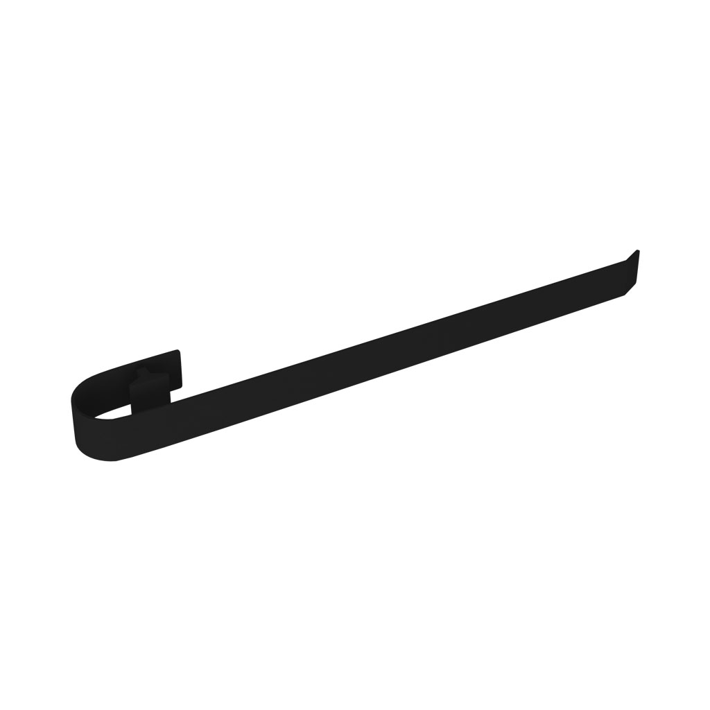 Tunstall H Towel Hanger 589mm Matt Black