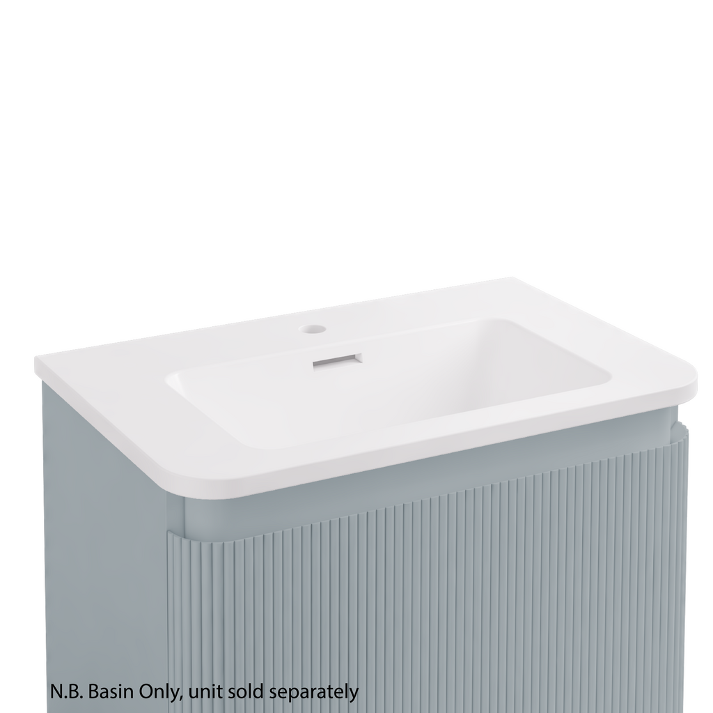 Belice 60x39.5cm Ceramic Basin - White