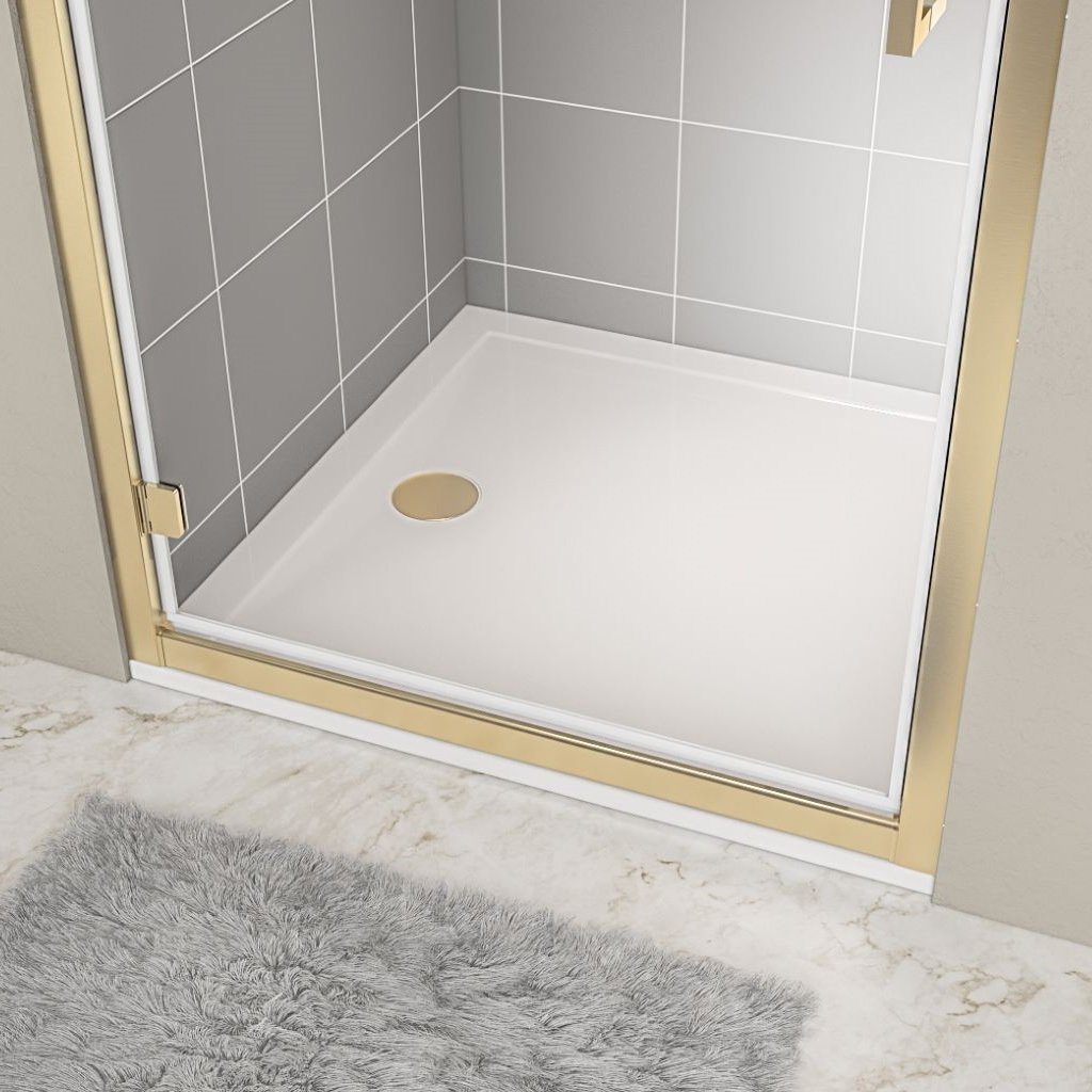  Corsair 900 x 900mm Square 25mm Shower Tray - White 