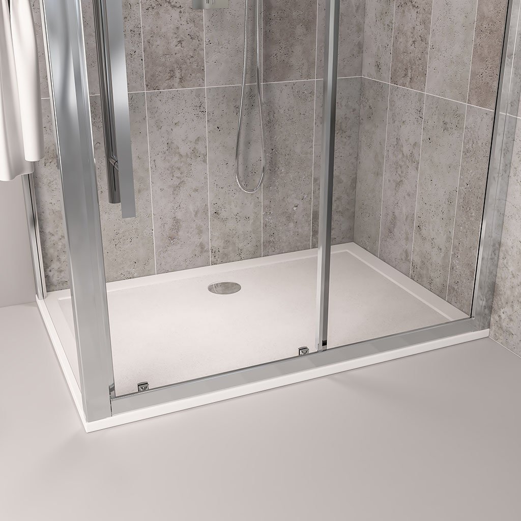  Corsair 1500 x 900mm 25mm Rectangular Shower Tray - White 