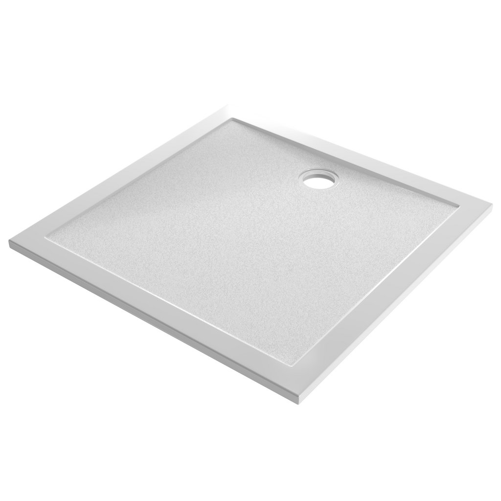  Corsair Anti-Slip 700 x 700mm square 25mm Shower Tray - White 