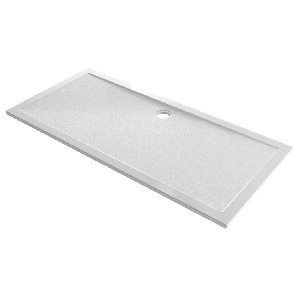  Corsair Anti-Slip 1700 x 800mm 25mm Rectangular Shower Tray - White 