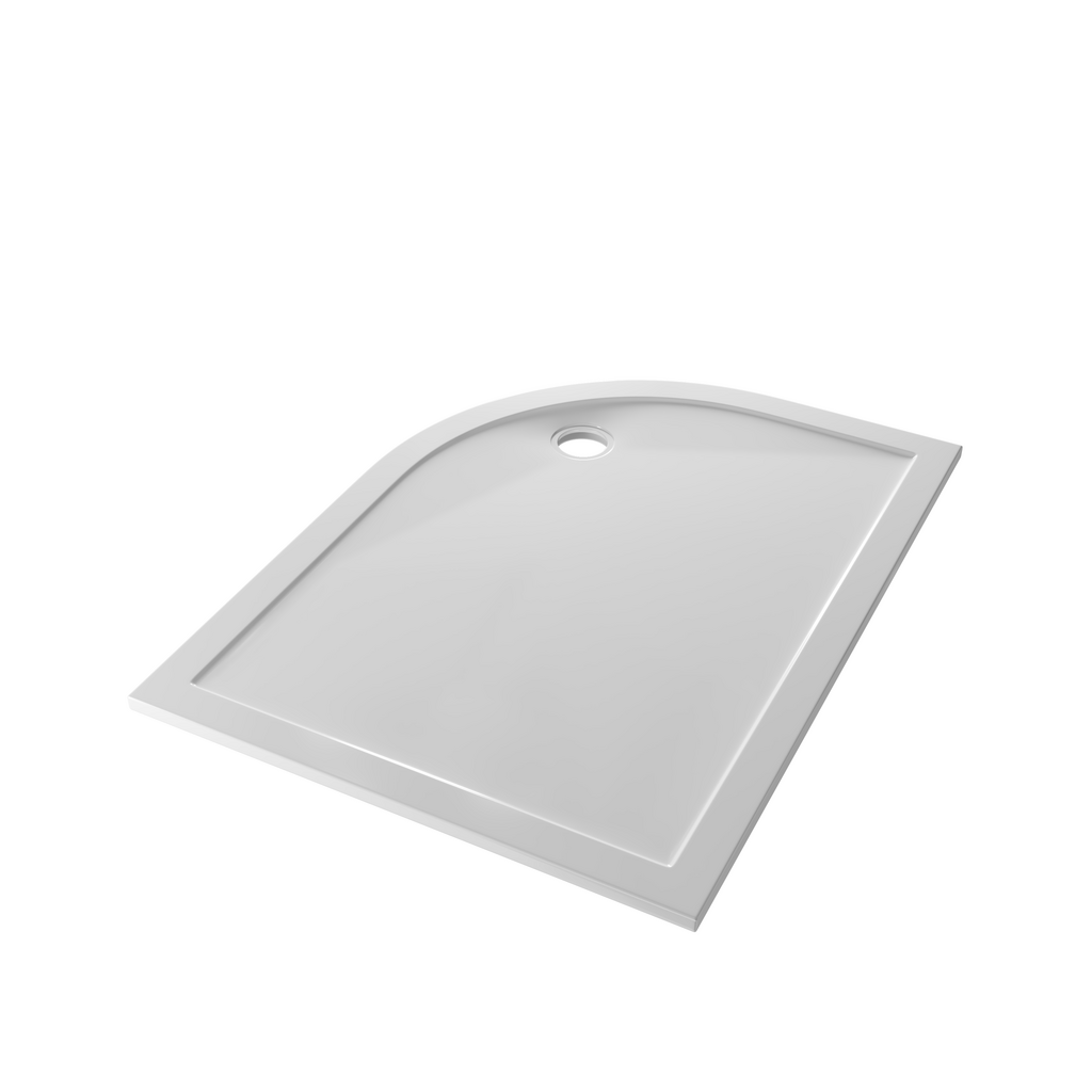  Corsair Anti-Slip 1200 x 900mm Offset Quad Left Hand (LH) 25mm Shower Tray - White 