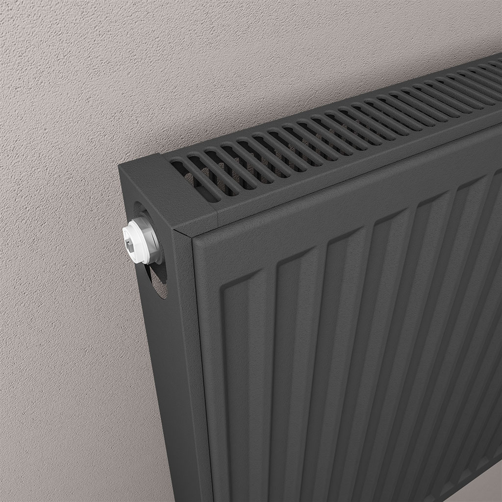 Type 11 Compact Panel Radiator 600 x 1400 Matt Anthracite