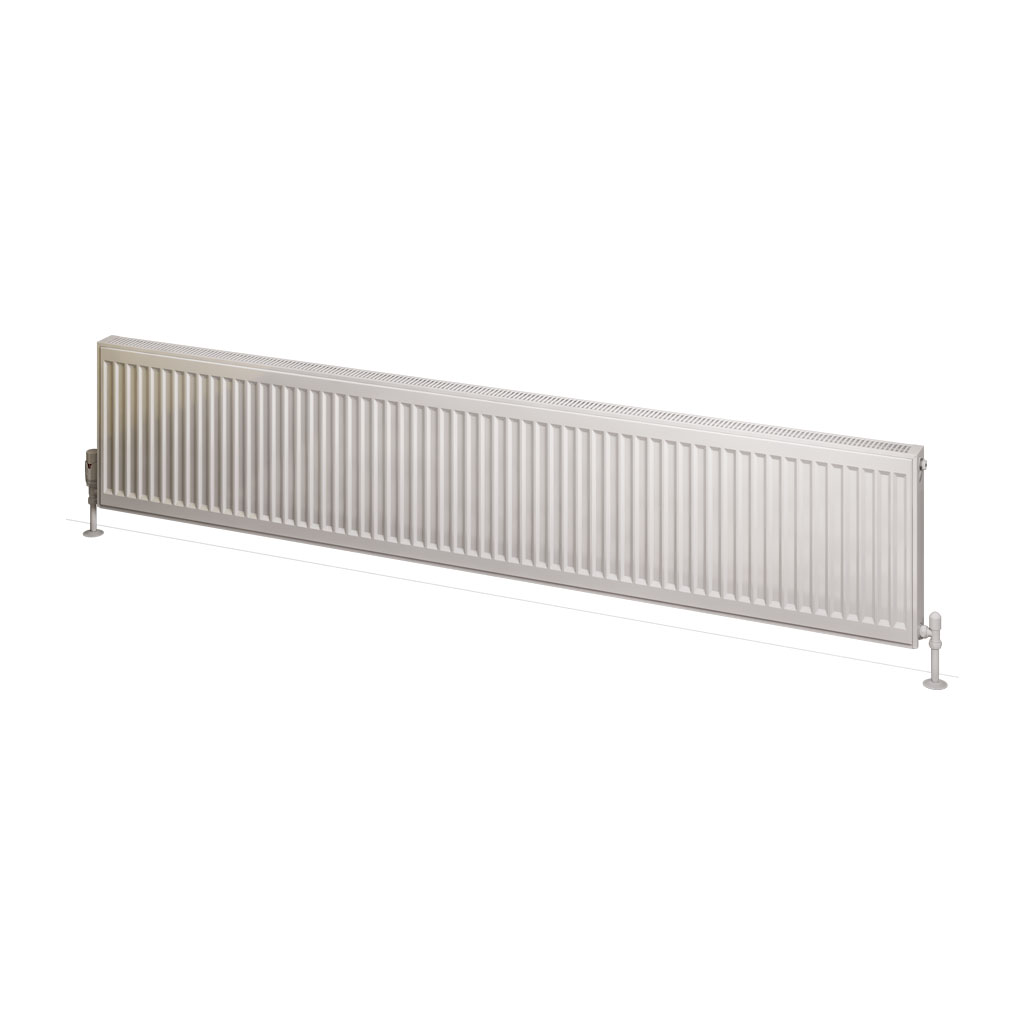 Type 21 Compact Panel Radiator 400 x 2000 Gloss White