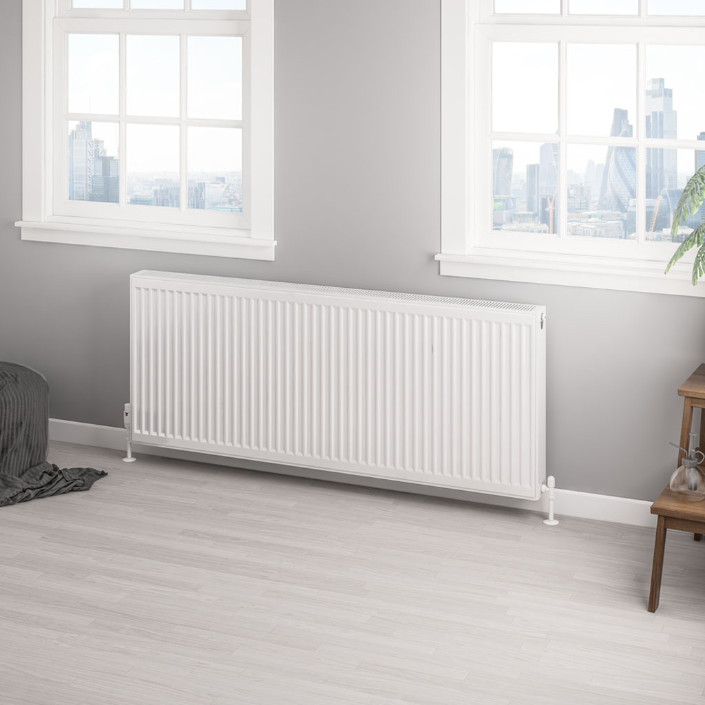 Type 22 Compact Panel Radiator 600 x 1500 Gloss White