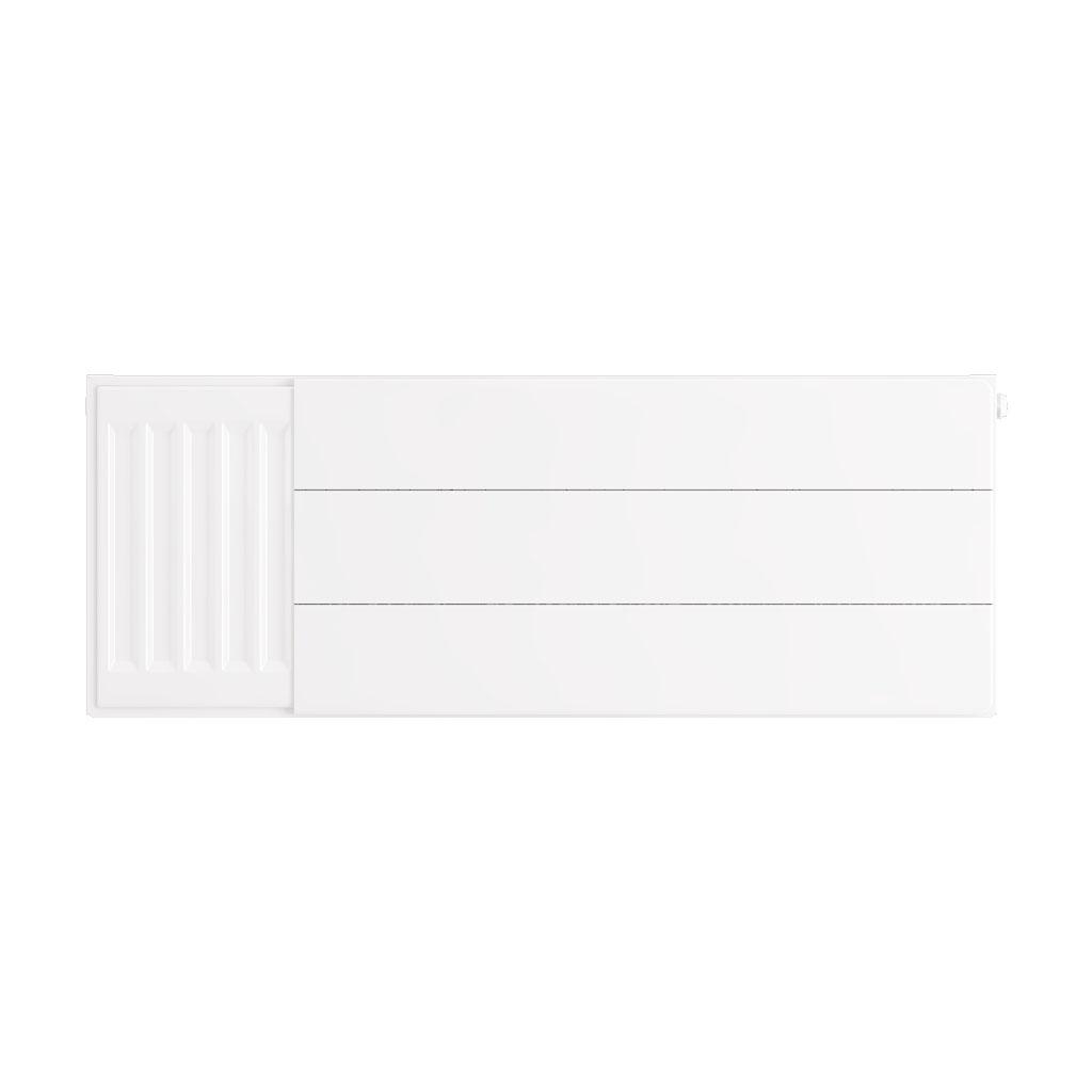 Flat Cover Plate with Lines 300 x 800 Gloss White