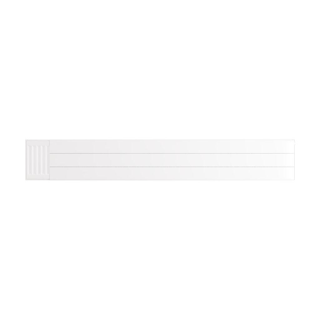 Flat Cover Plate with Lines 300 x 2000 Gloss White