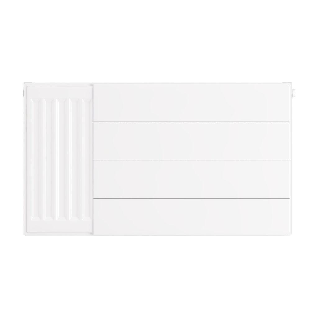 Flat Cover Plate with Lines 400 x 700 Gloss White