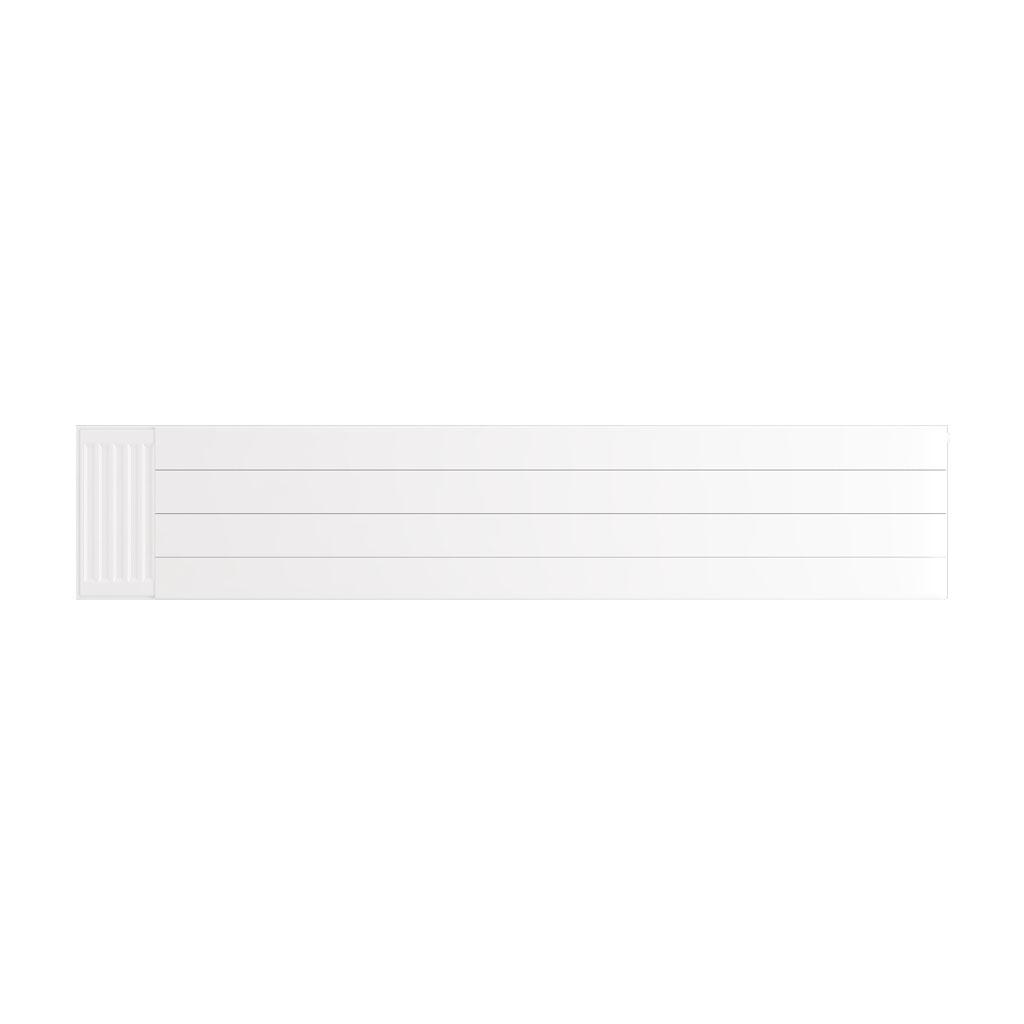 Flat Cover Plate with Lines 400 x 2000 Gloss White