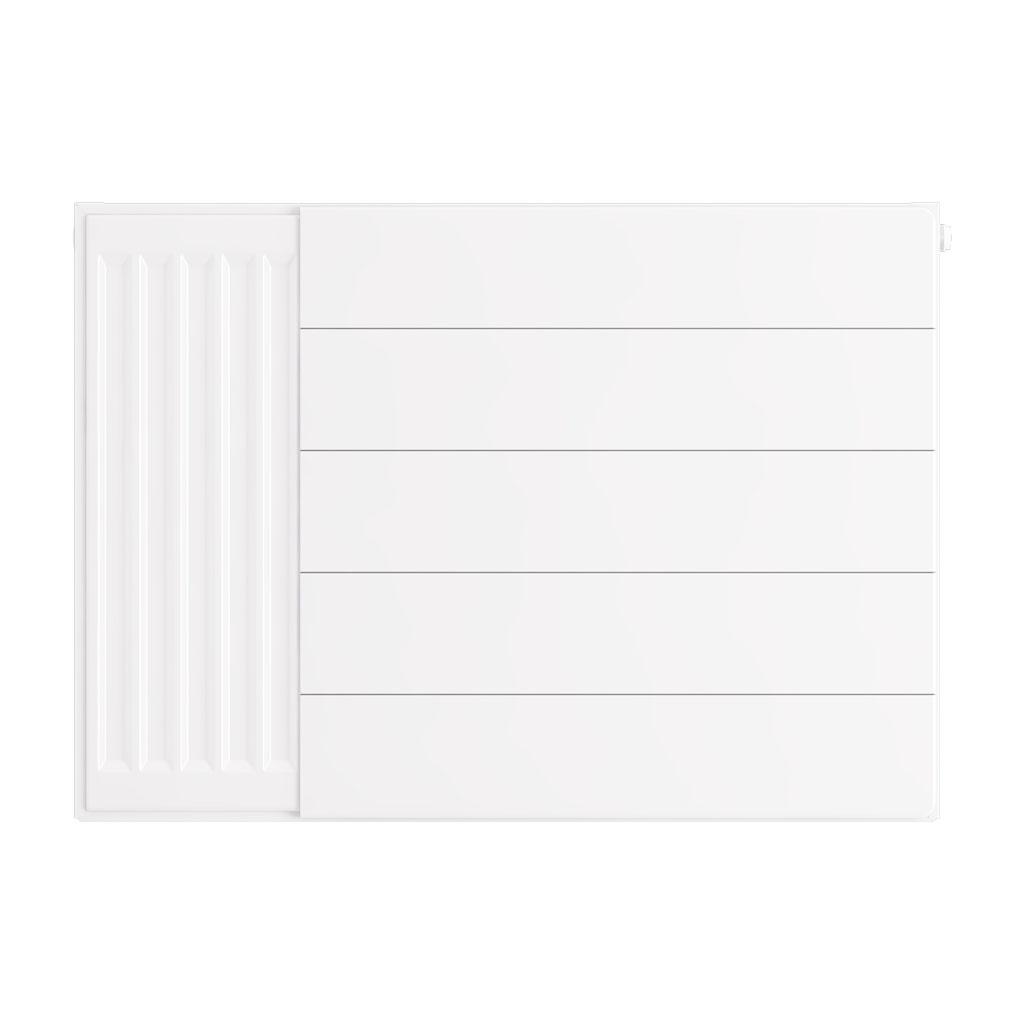 Flat Cover Plate with Lines 500 x 700 Gloss White