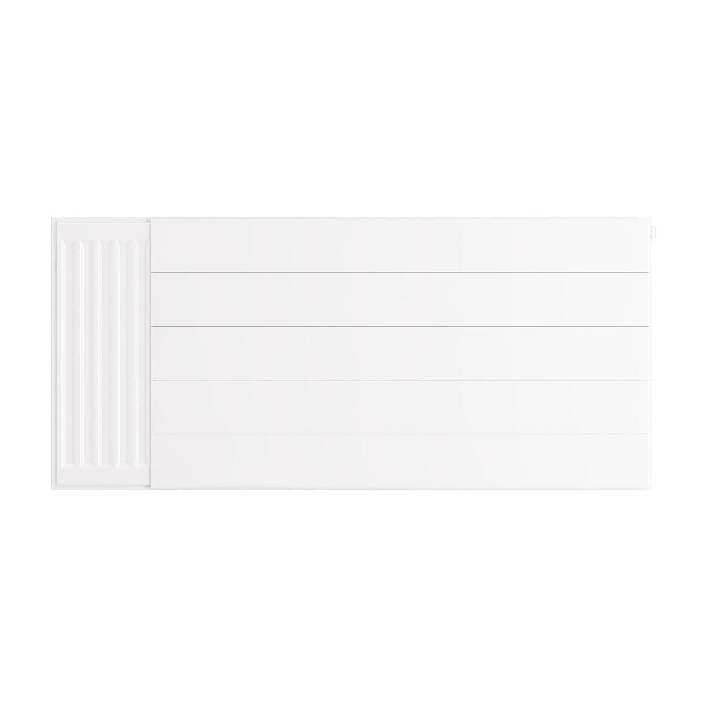 Flat Cover Plate with Lines 500 x 1100 Gloss White