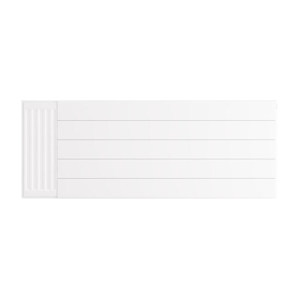 Flat Cover Plate with Lines 500 x 1300 Gloss White