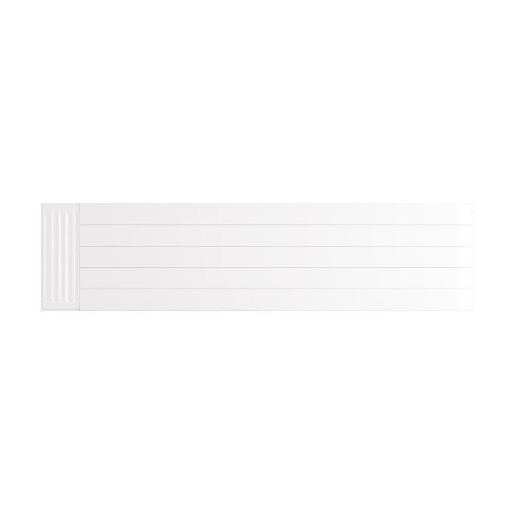 Flat Cover Plate with Lines 500 x 2000 Gloss White