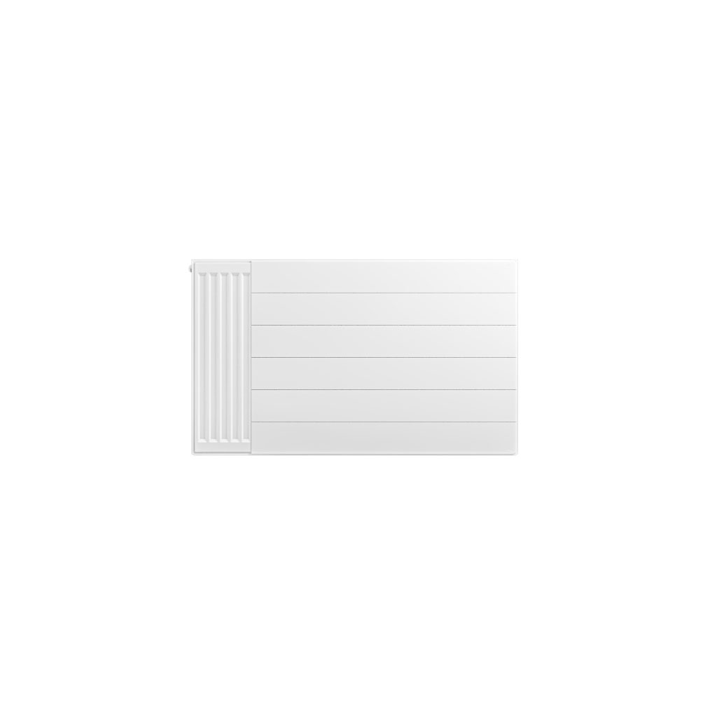 Flat Cover Plate with Lines 600 x 1000 Gloss White