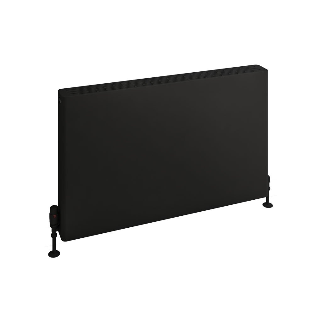 Keynsham Type 22 Panel Radiator 600 x 1000 with Flat Designer Cover Matt Black