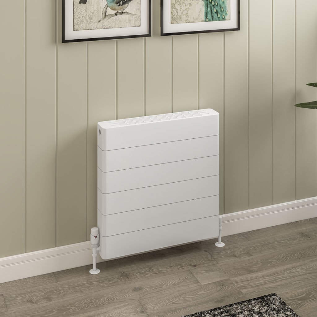 Keynsham Type 22 Panel Radiator 600 x 600 with Lined Designer Cover Gloss White