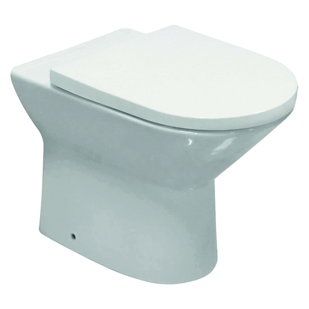 Croxley Back To Wall Eco Vortex WC Pan with Fixings - White