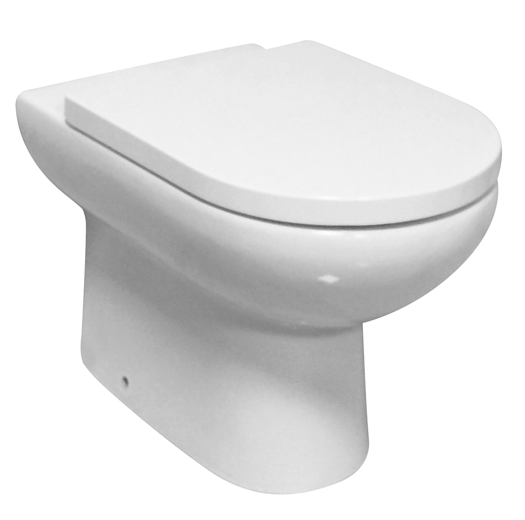 Osterley Back To Wall Eco Vortex WC Pan with Fixings - White