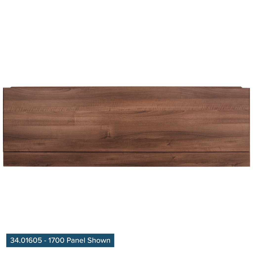 Diamante 800 end panel  800x450-575mm - Dark walnut