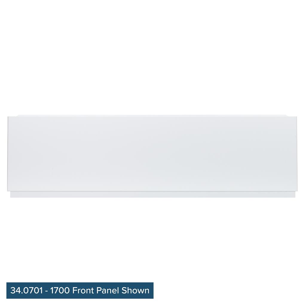 Diamante 1800 front panel 1800x450-575mm - White
