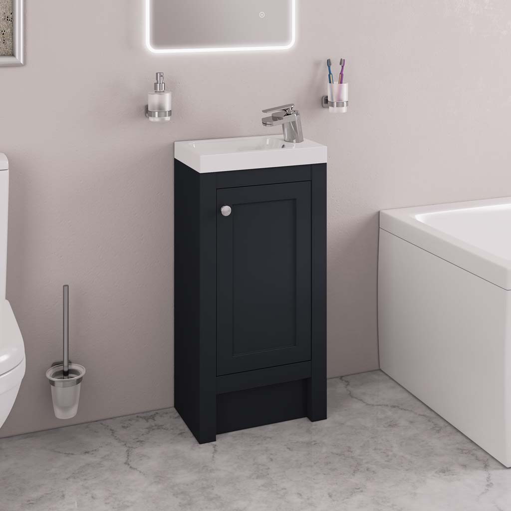 Hardwick Traditional 39CM 1 Door Basin Vanity Unit - White