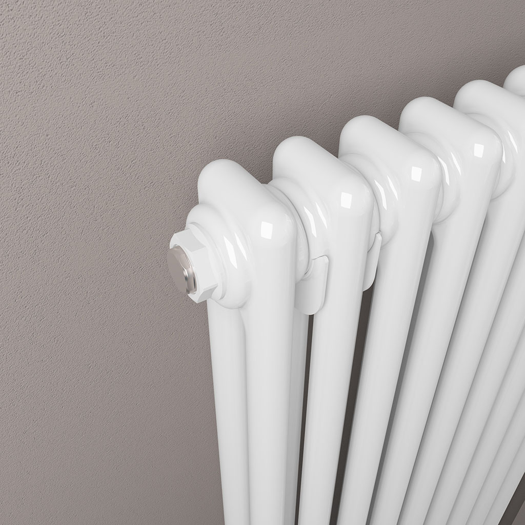 Imperia 2 Column Radiator 600 x 830mm Gloss White