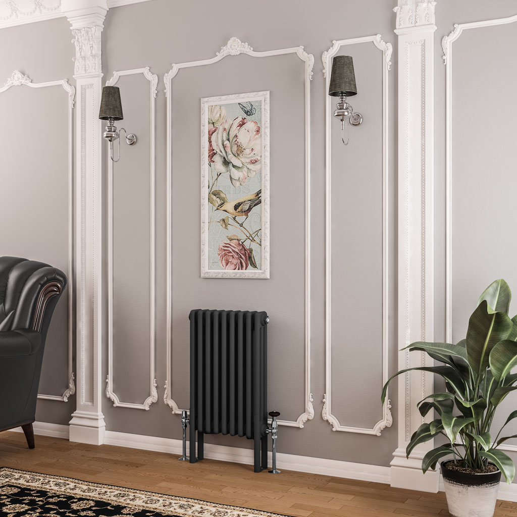 Imperia 3 Column Radiator 600 x 425mm Matt Anthracite