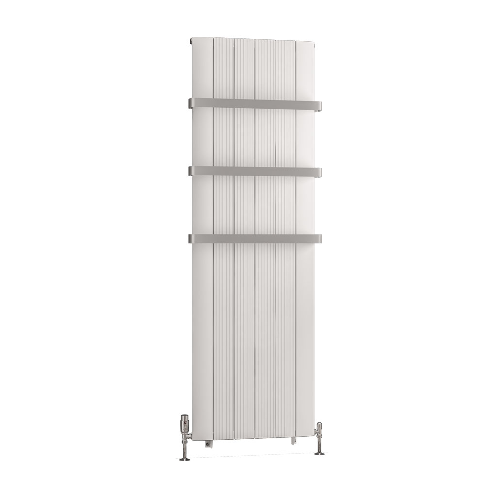 Trent 1800 x 565 Aluminium Radiator Matt White