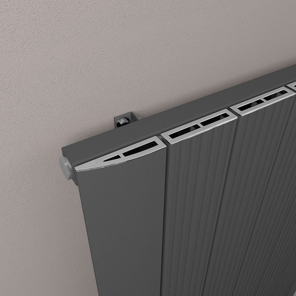 Trent 1800 x 660 Aluminium Radiator Matt Anthracite