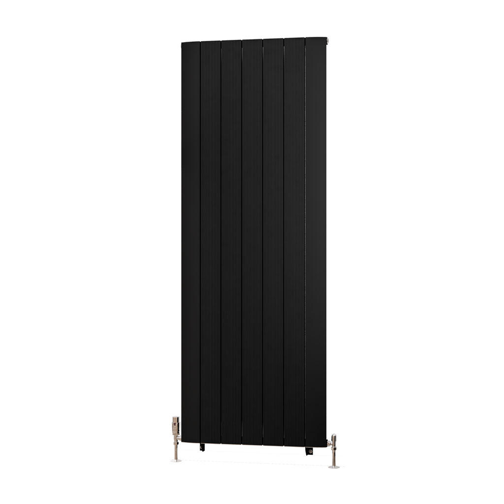 Trent 1800 x 660 Aluminium Radiator Matt Black