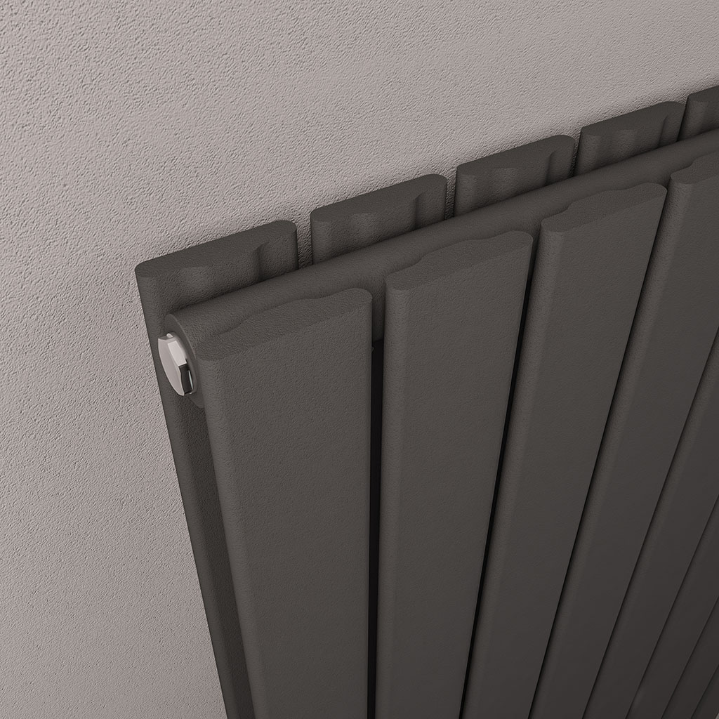 Warrington 1800 x 304 Radiator Type20 Matt Anthracite