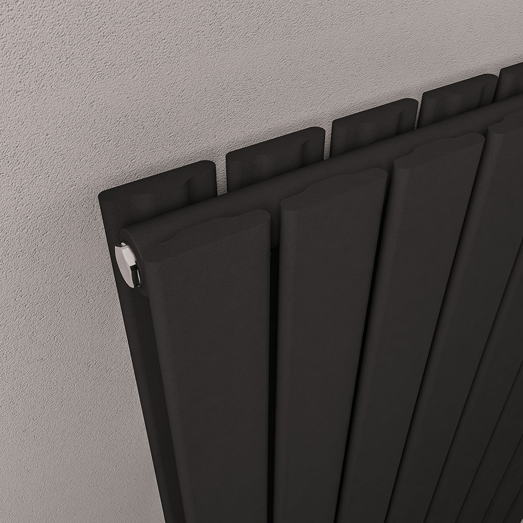 Warrington 600 x 608 Radiator Type20 Matt Black