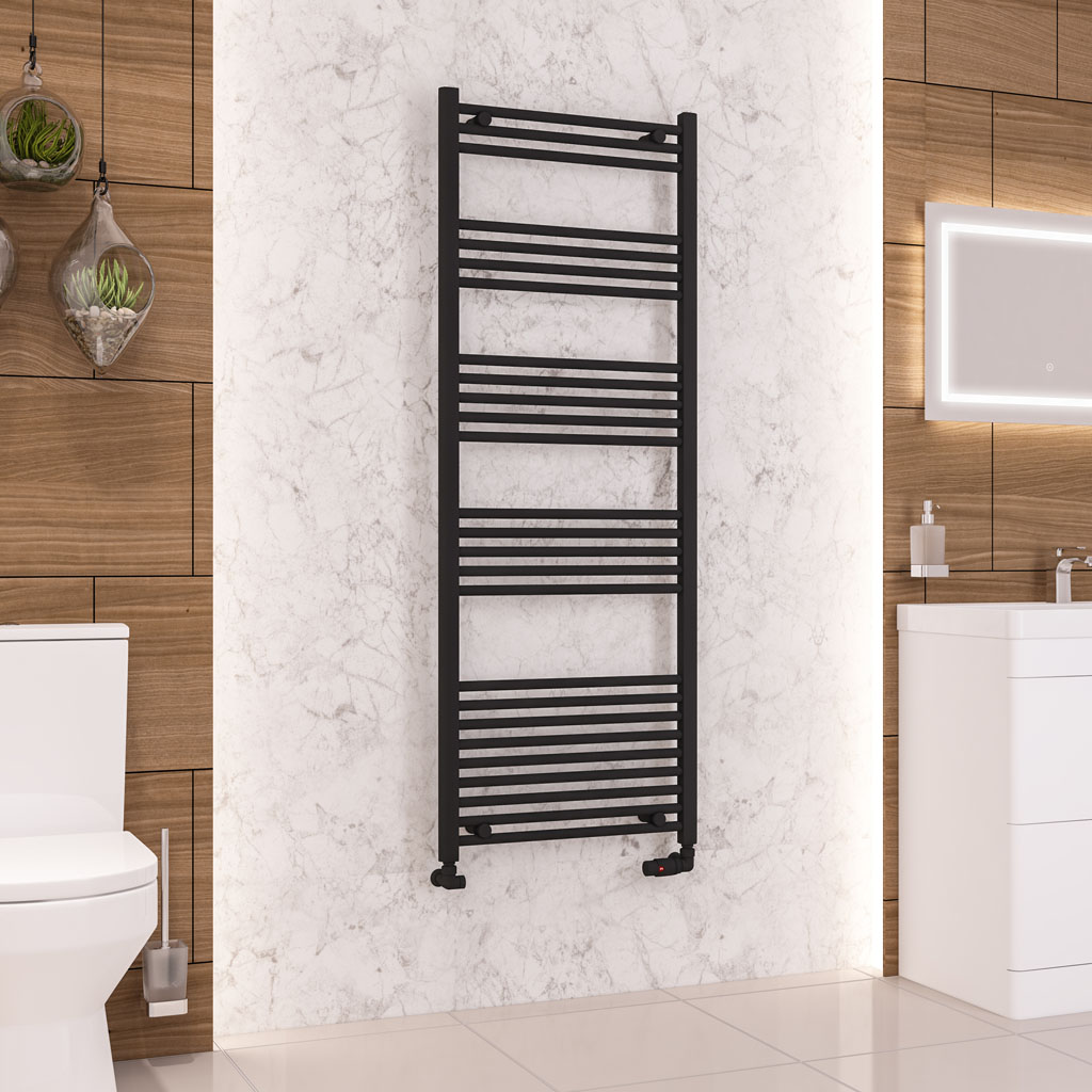 Wendover Straight Multirail 1600 x 600 Matt Black