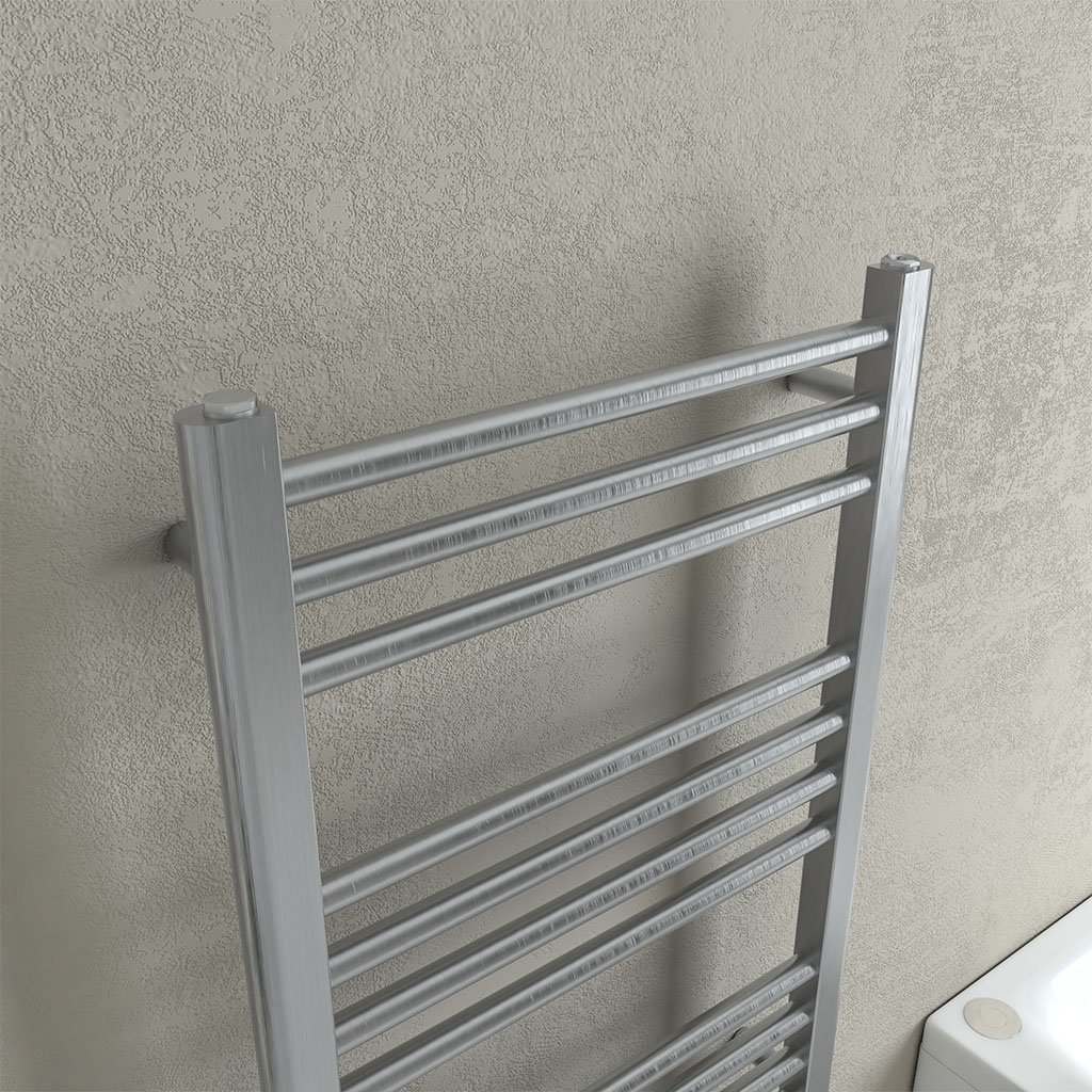 Wendover Straight Stainless Steel Multirail 1800 x 500 Brushed