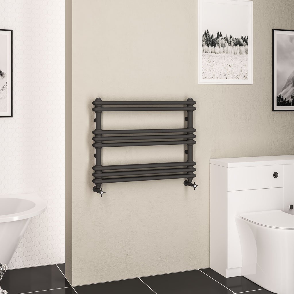 Imperia 2 Column Multirail 612 x 800mm Matt Anthracite