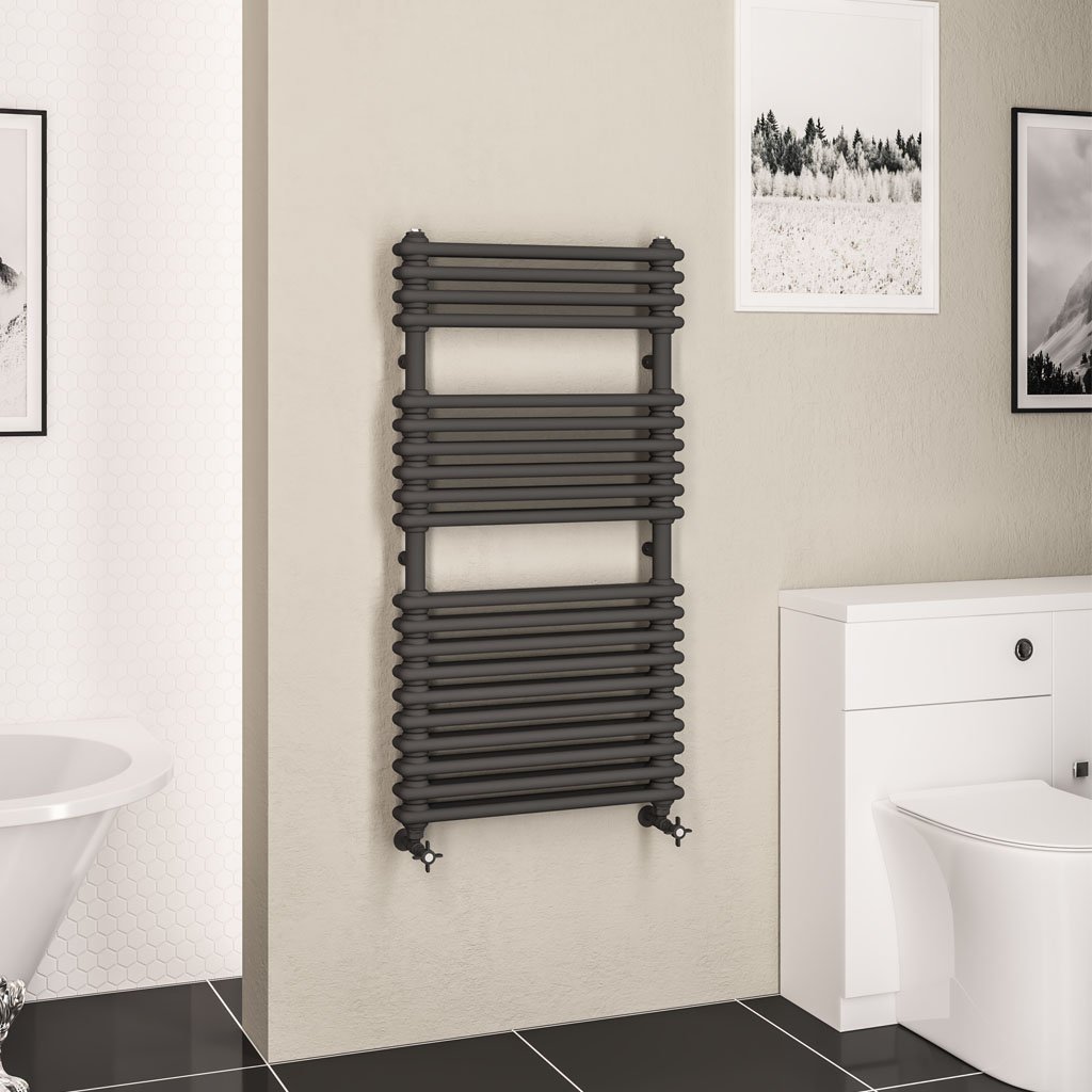 Imperia 2 Column Multirail 1140 x 600mm Matt Anthracite