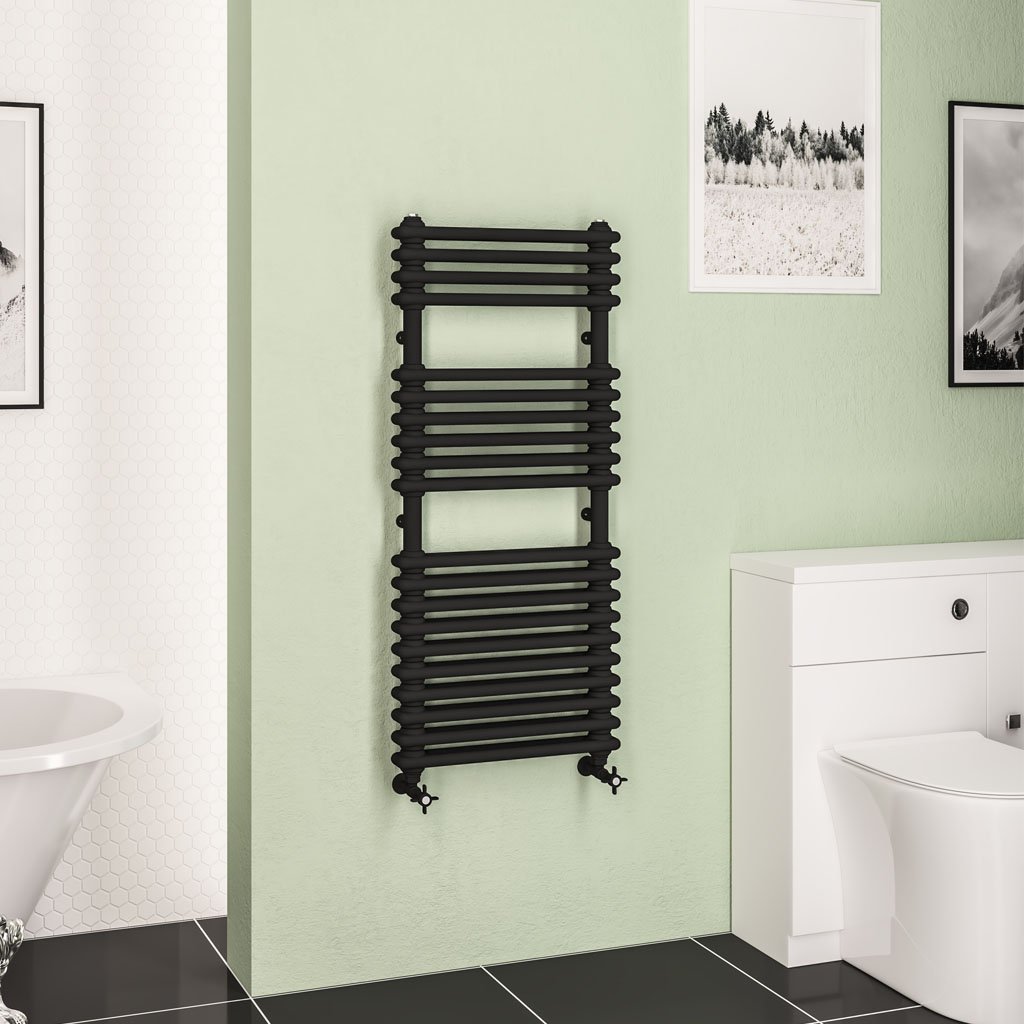 Imperia 2 Column Multirail 1140 x 500mm Matt Black