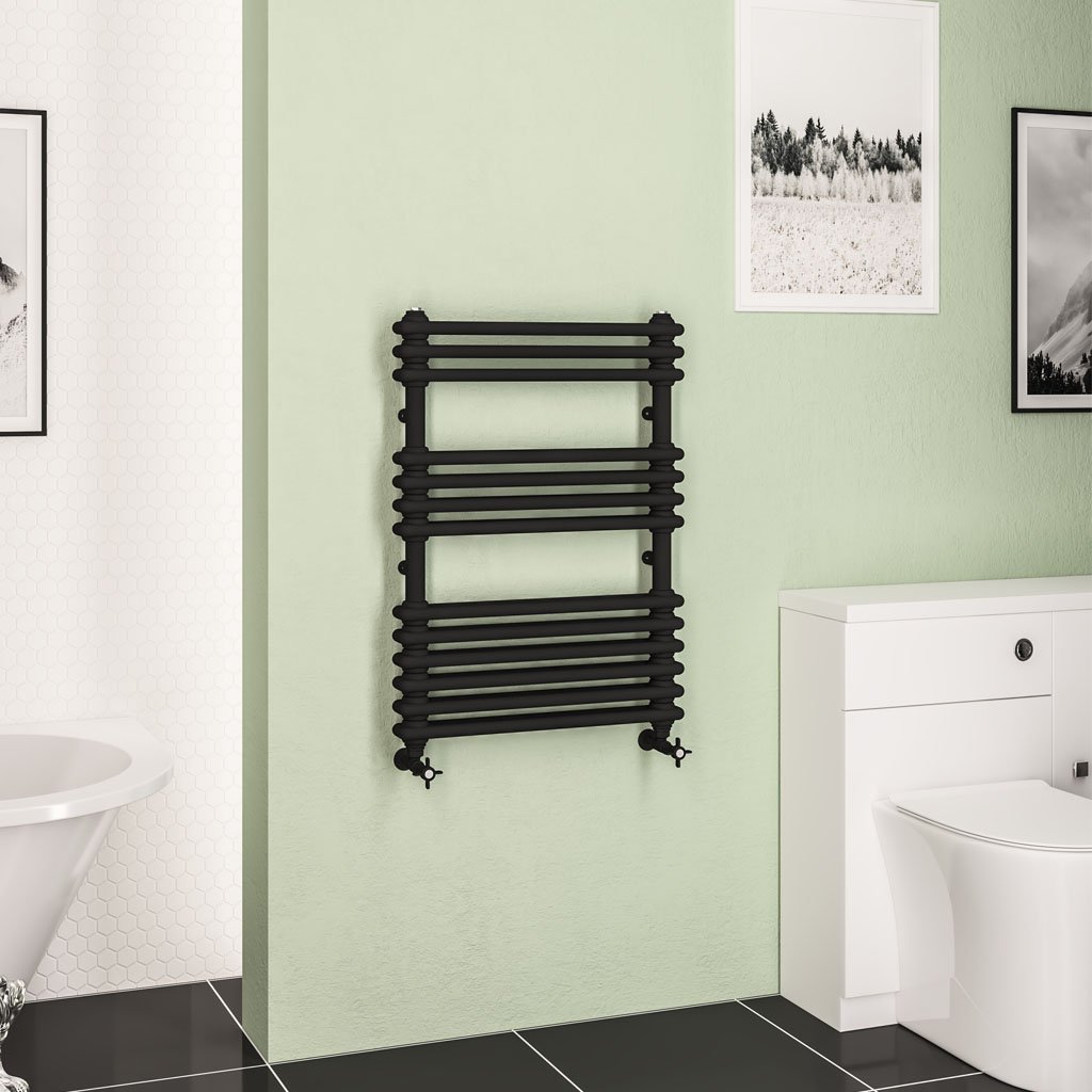 Imperia 2 Column Multirail 832 x 600mm Matt Black