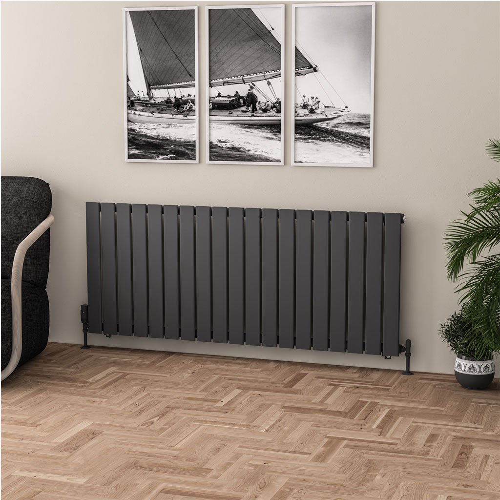 Warrington 600 x 1440 Radiator Type10 Matt Anthracite