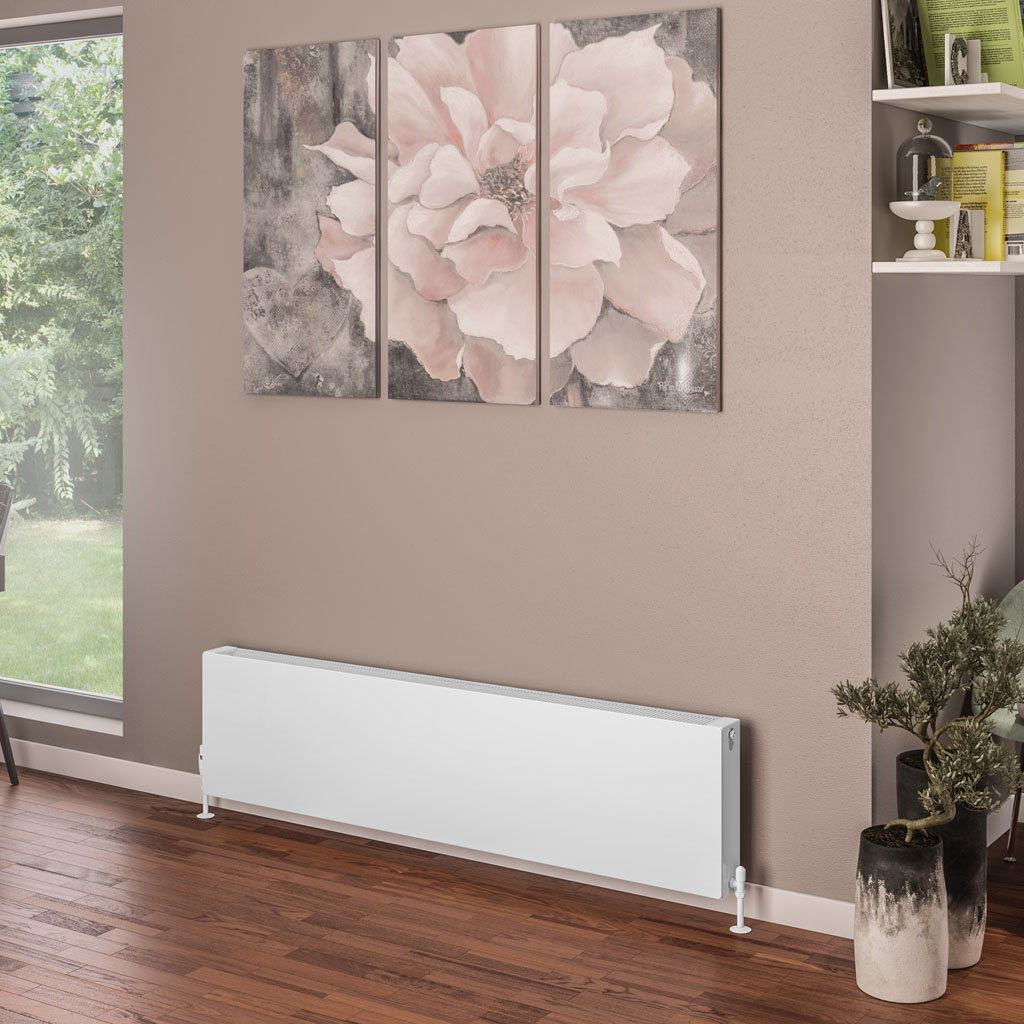 Type 22 Flat Panel Radiator 400 x 1600 Gloss White