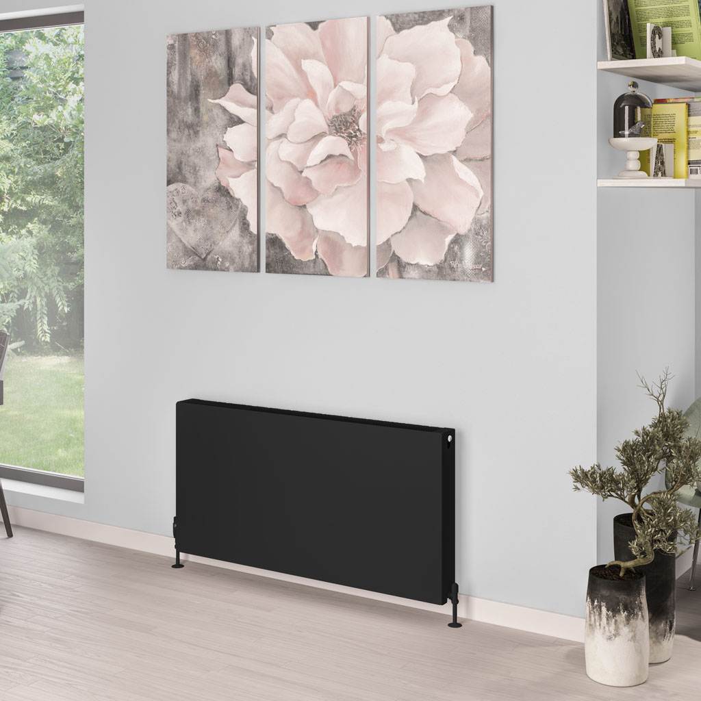 Type 22 Flat Panel Radiator 600 x 1200 Matt Black