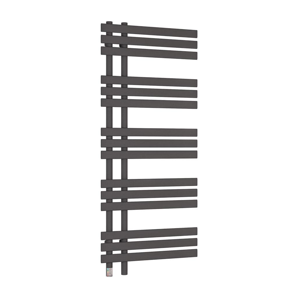 Loddon Dry Element Towel Rail 1200 x 500 Matt Anthracite