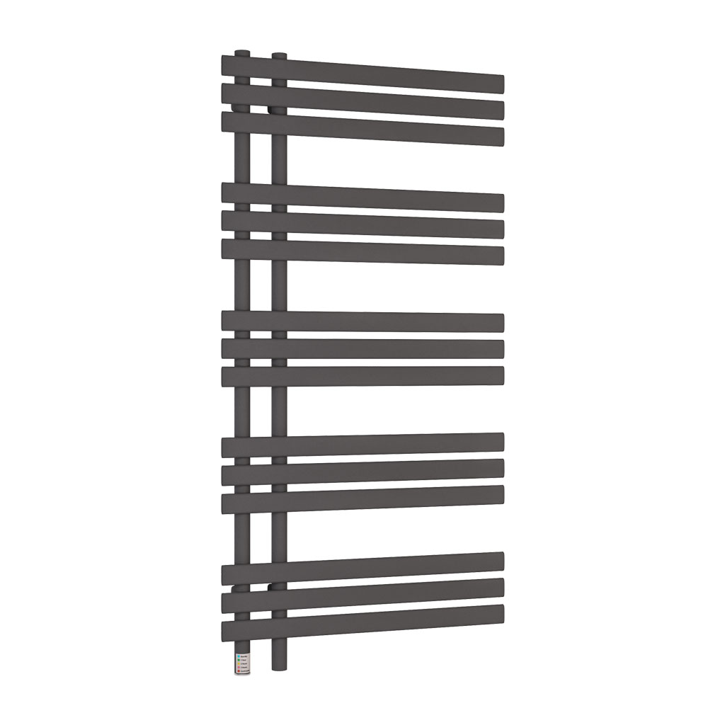 Loddon Dry Element Towel Rail 1200 x 600 Matt Anthracite