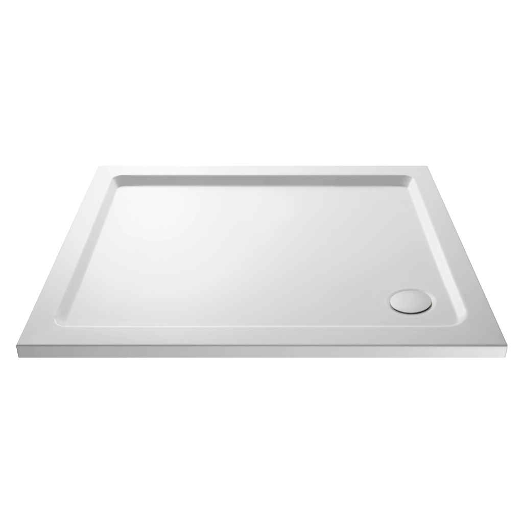 Vantage Plan B 1200mm x 700mm Rectangular Shower Tray - White