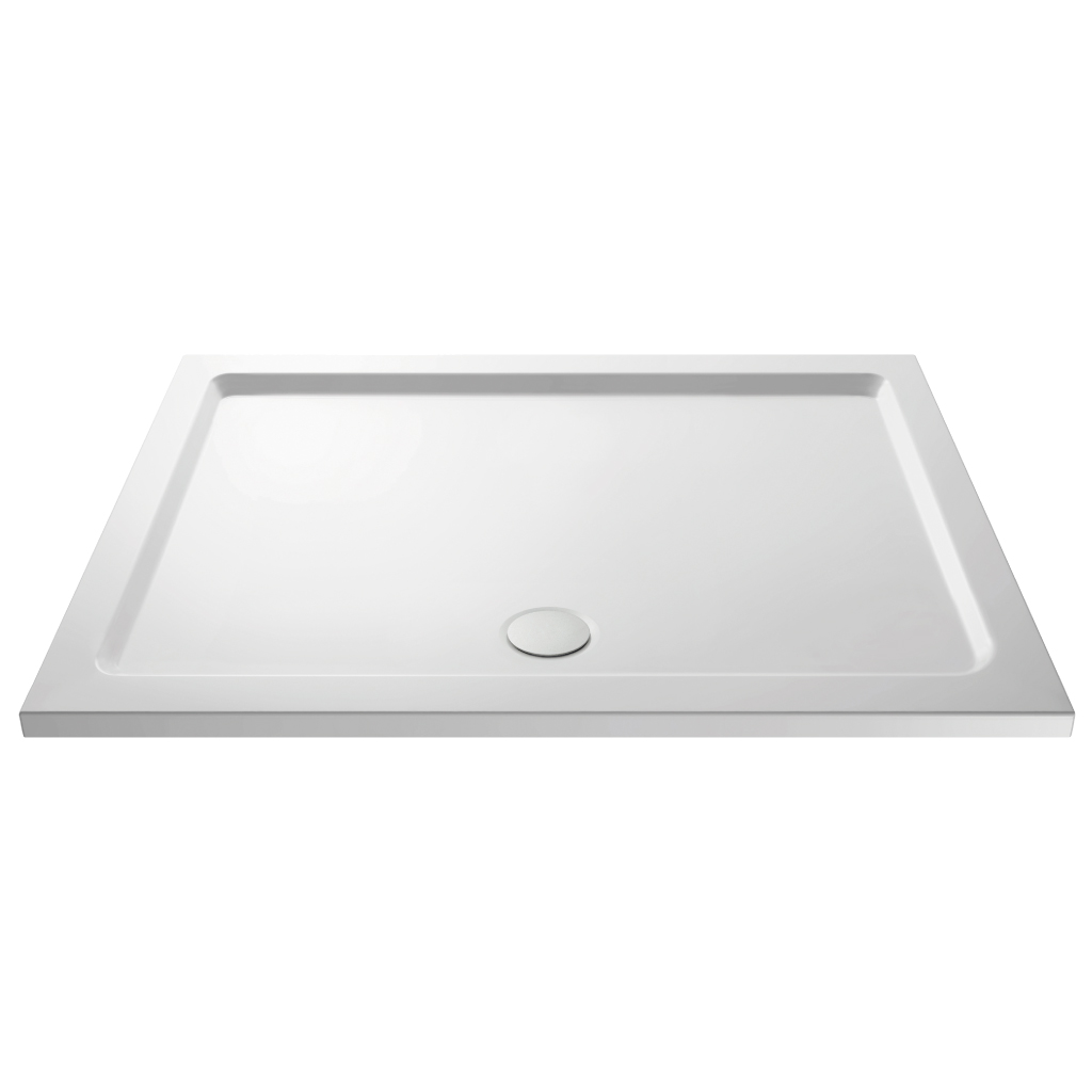 Vantage Plan C 1500mm x 760mm Rectangular Shower Tray - White